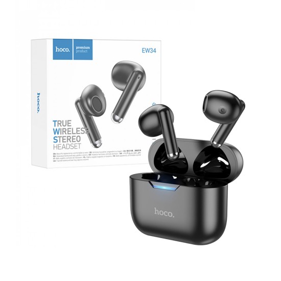 Hoco True Wireless Earbuds EW34 Full Bluetooth V5.3 Black